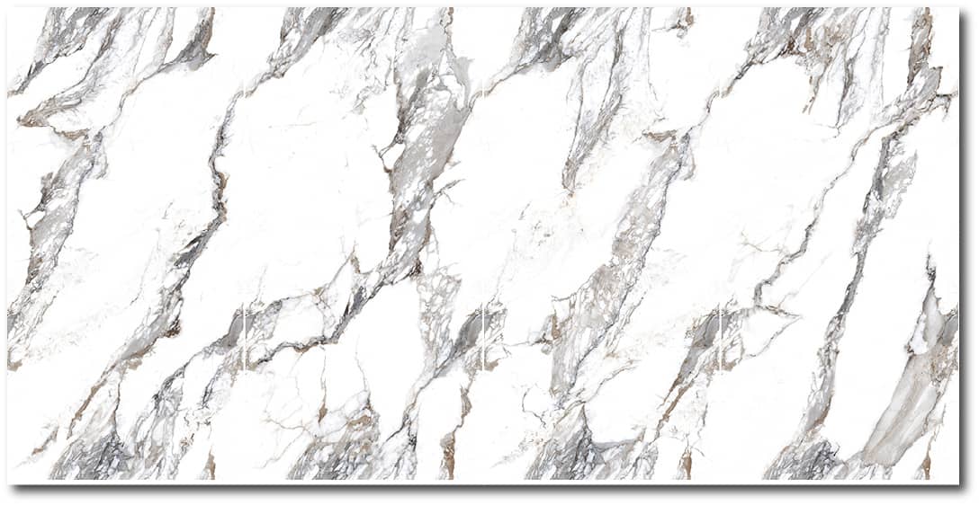 Calabria Grey Polished Marble Effect Tile X Cm I Tiles Diy