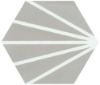 Picture of Meraki Grey Matt Hexagon Tile 19.8x22.8 cm