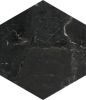 Picture of Black Marble Effect Hexagon Tiles 21.5x25 cm