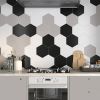 Picture of Solid White Hexagon Tiles 21.5x25 cm