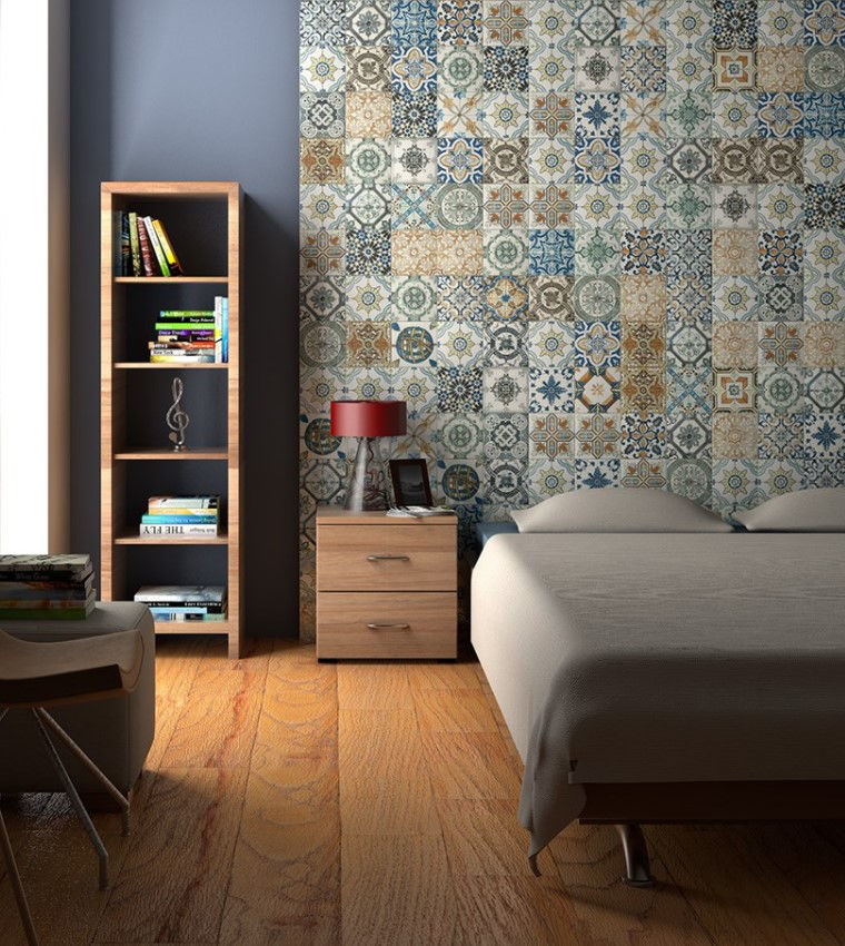 Nikea Mix Colour Matt Tile 20x20 cm I Tiles DIY