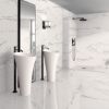 Picture of Selecta Carrara White Semi-Polished Tile 75x75 cm