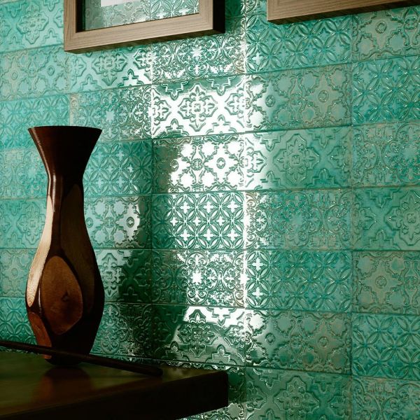 Picture of Agadir Turquoise Polished Tiles 11.2x22.4 cm