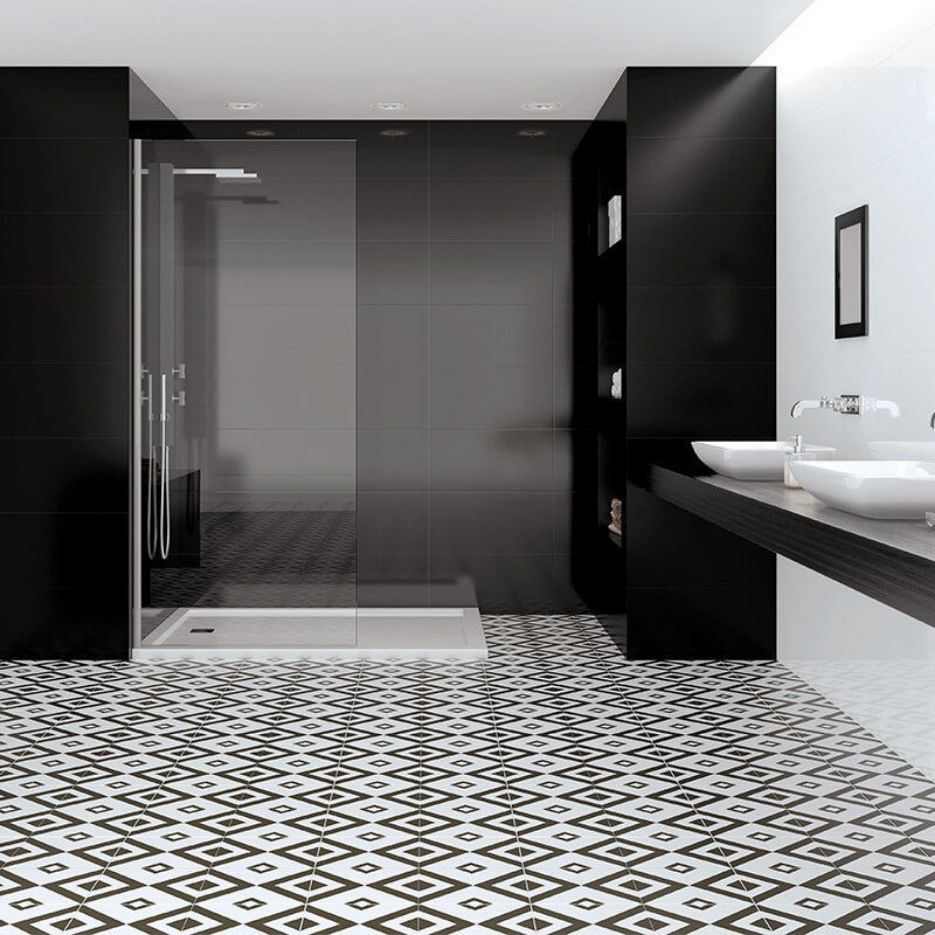 Black & White Floor Tiles