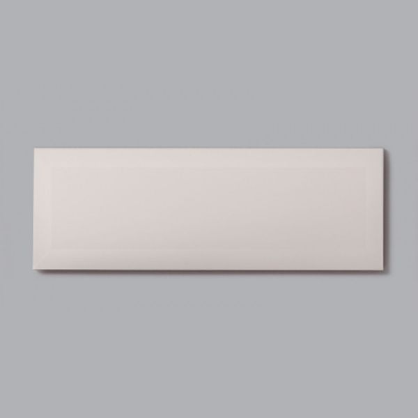 Picture of Ivory Bevelled Glossy Tile 10x30 cm