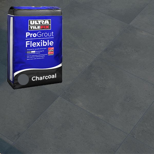 Picture of ProGrout Flexible Charcoal Grout 10kg
