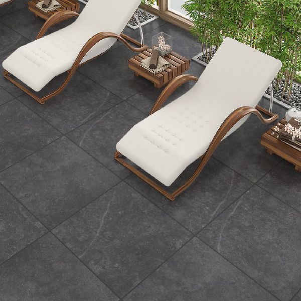 Picture of Aitos Anthracite Porcelain Paving Slabs 80x80 cm