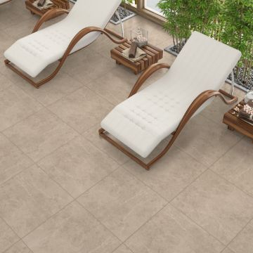 Show details for Chelsea 60x60 cm Beige  Porcelain Paving Slabs Picture of Chelsea 60x60 cm Beige  Porcelain Paving Slabs