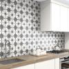 Picture of Windsor White Patterned Floor Tiles 45x45 cm