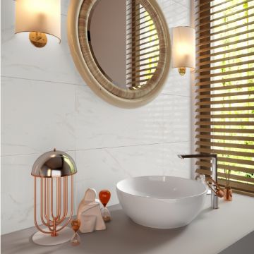 Show details for Calacatta Marmi Glossy Tile 30x60 cm Picture of Calacatta Marmi Glossy Tile 30x60 cm