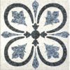 Picture of Iris Blue Matt Patterned Tile 19.7x19.7 cm