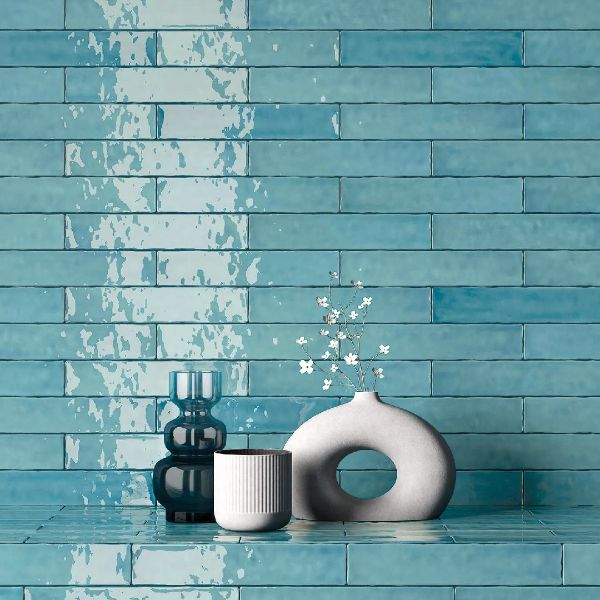 Picture of Heritage Blue Polished Wall Tile 5x25 cm
