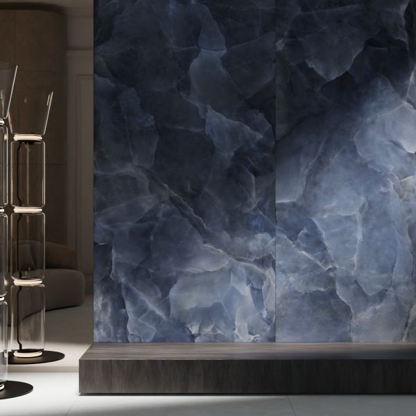 Picture of Trivento Blue Porcelain Polished Tile 60x120 cm