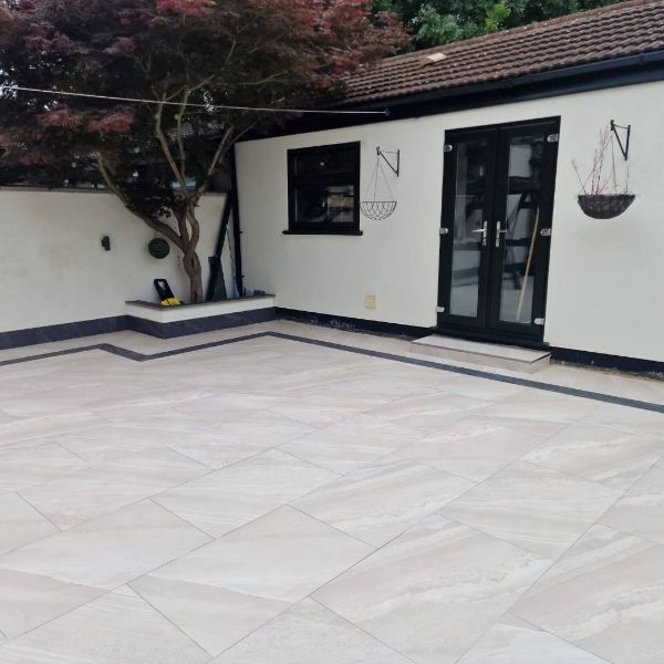 Picture of Crossover Blanco Porcelain Paving Slabs 60x90 cm