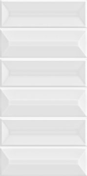 Show details for Modern Art White Gloss Tile 15x30 cm Picture of Modern Art White Gloss Tile 15x30 cm