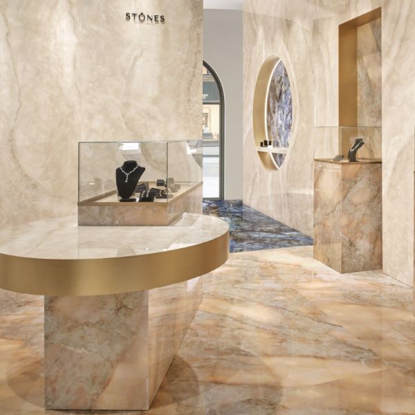 Picture of Lumia Beige Polished Tile 60x120 cm