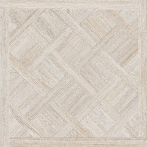 Picture of Suella White Matt Wood Effect Tile 60x60 cm