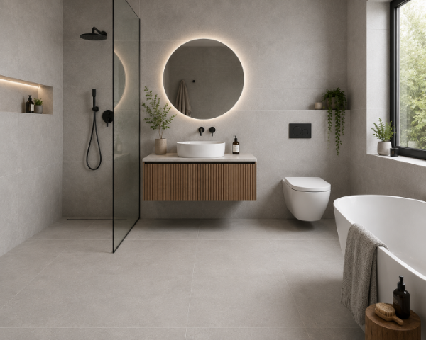 Picture of  K Grey Matt Tile 30x60