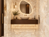 Picture of Onice Reale Ambra Effect Polished Tile 60x120 cm